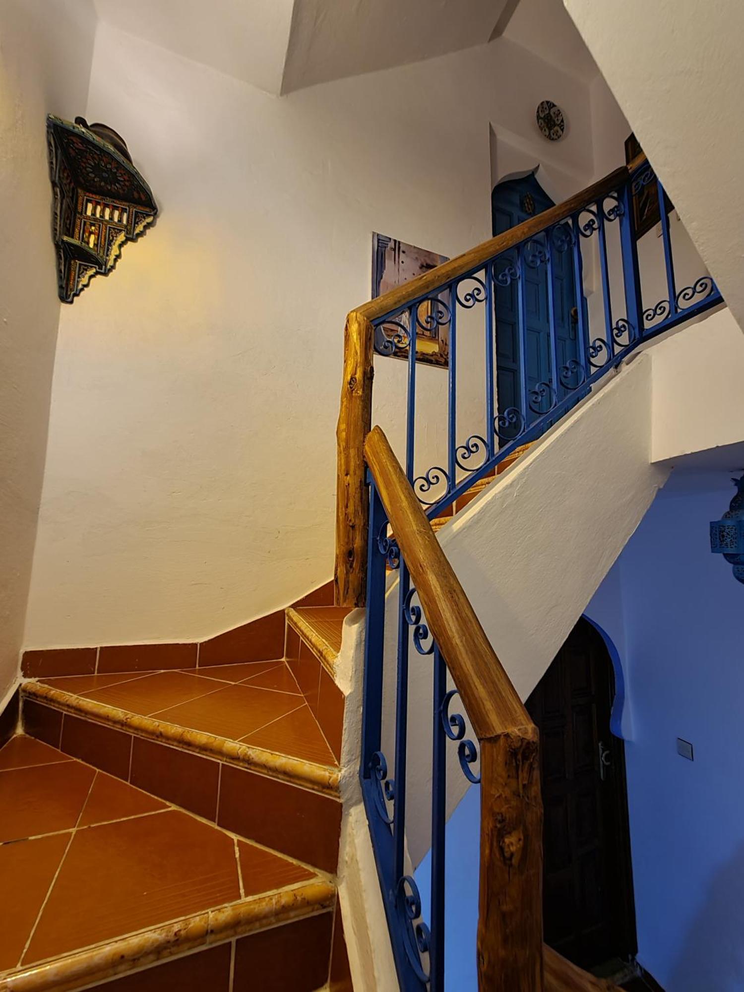 Casa Blue Star Hostel Chefchaouen Bagian luar foto